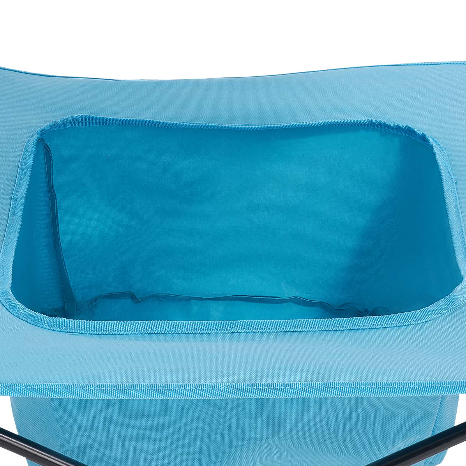 Folding Portable Camping Table Oxford Outdoor Picnic Square Table 4 Cup Holders_voghion.com